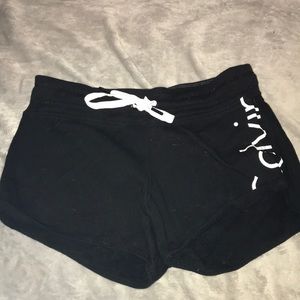 CK performance sweat shorts